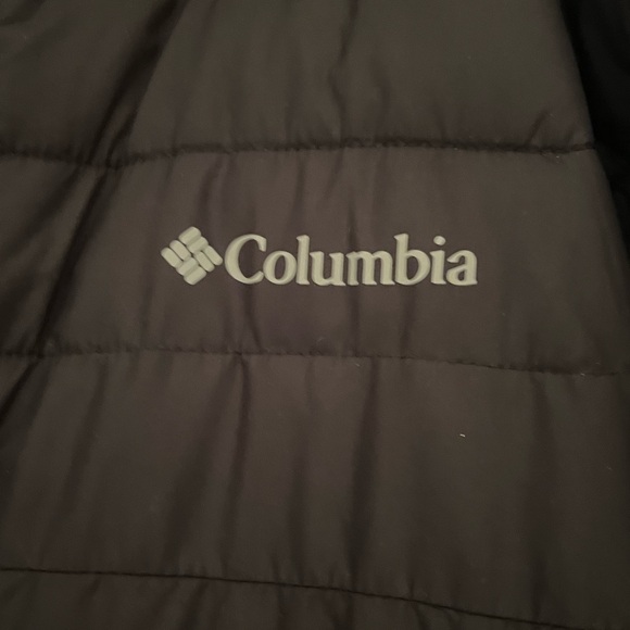 COPY - Columbia Men's Powder Lite Jacket Black Omni-Heat Puffer Size M - Picture 3 of 4